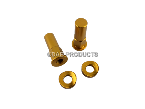 DAB PRODUCTS RIM LOCK NUTS & WASHERS KIT GOLD BETA FANTIC BSA TRS MONTESA AERIAL