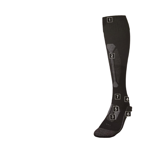 DAB PRODUCTS PERFORMANCE LONG TRIALS SOCKS MENS